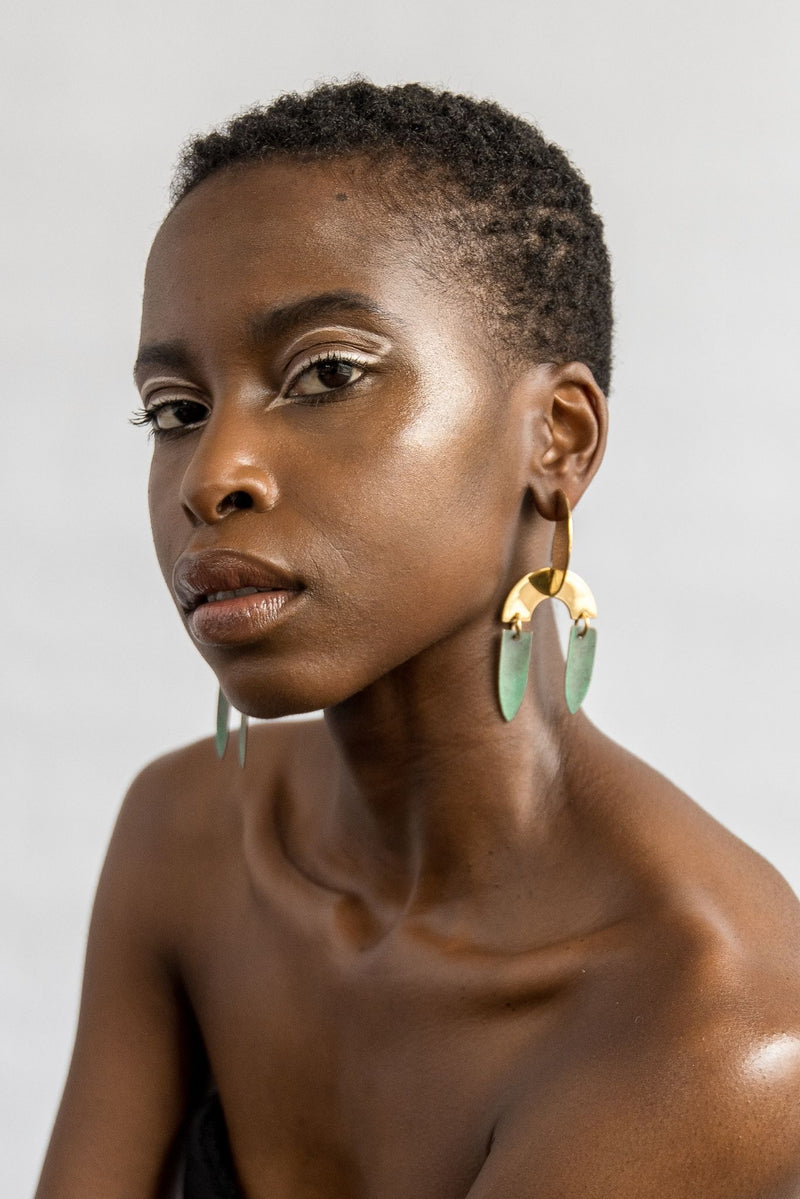 Ami Doshi Shah Form Earrings for Ichyulu Made in Kenya