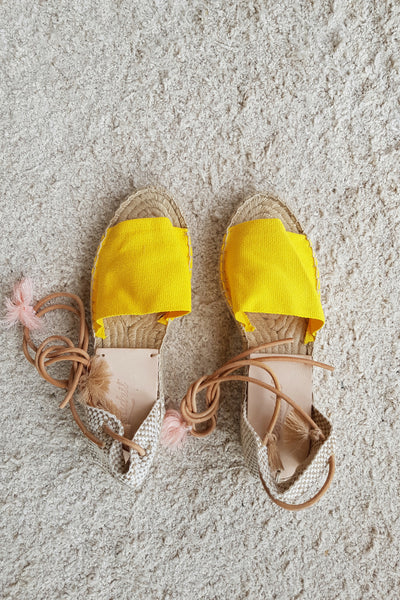 Espadrille yellow deals