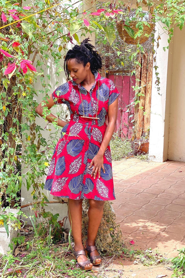 Lokol Shirt Dress Made in Kenya Lulu Kitololo