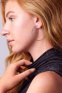 Sidai Design Zebra Large Hoops for Ichyulu
