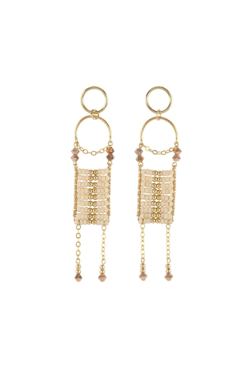 Sidai Beaded Olkaria Pendant Earrings for Ichyulu