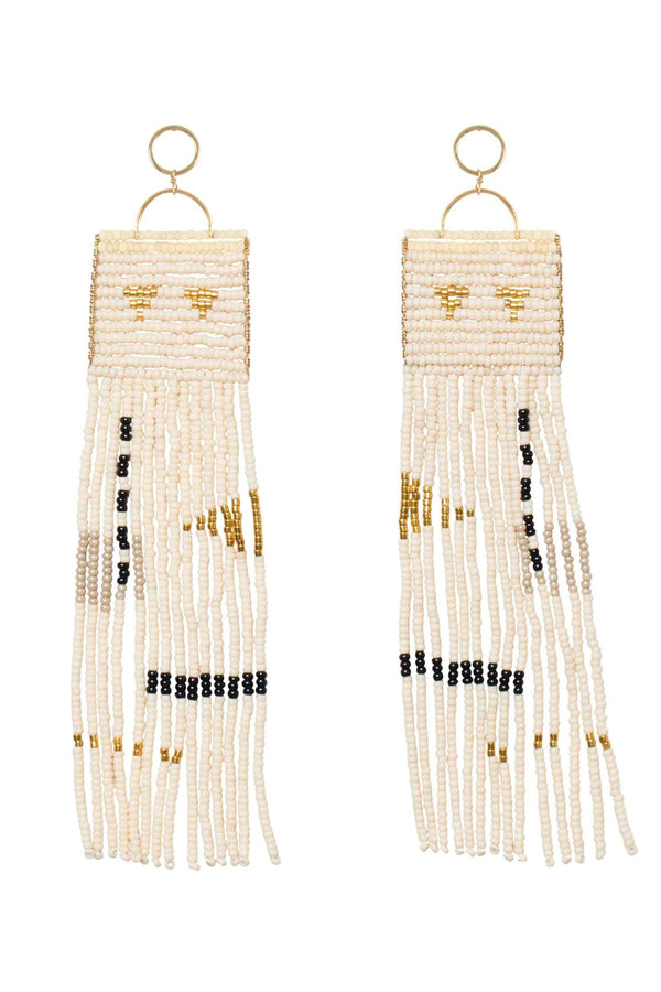 Sidai Pembetatu Beaded Earrings for Ichyulu