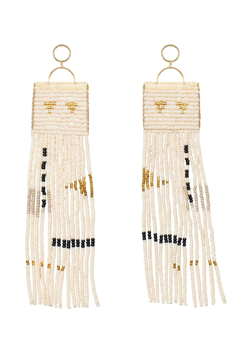 Sidai Pembetatu Beaded Earrings for Ichyulu
