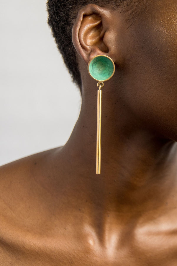 Ami Doshi Shah Vessel Drop Earrings for Ichyulu Made in Kenya
