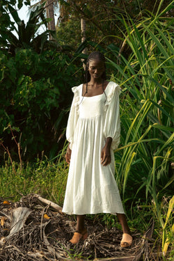 Asha Eleven Mpishi Natural Cotton Dress