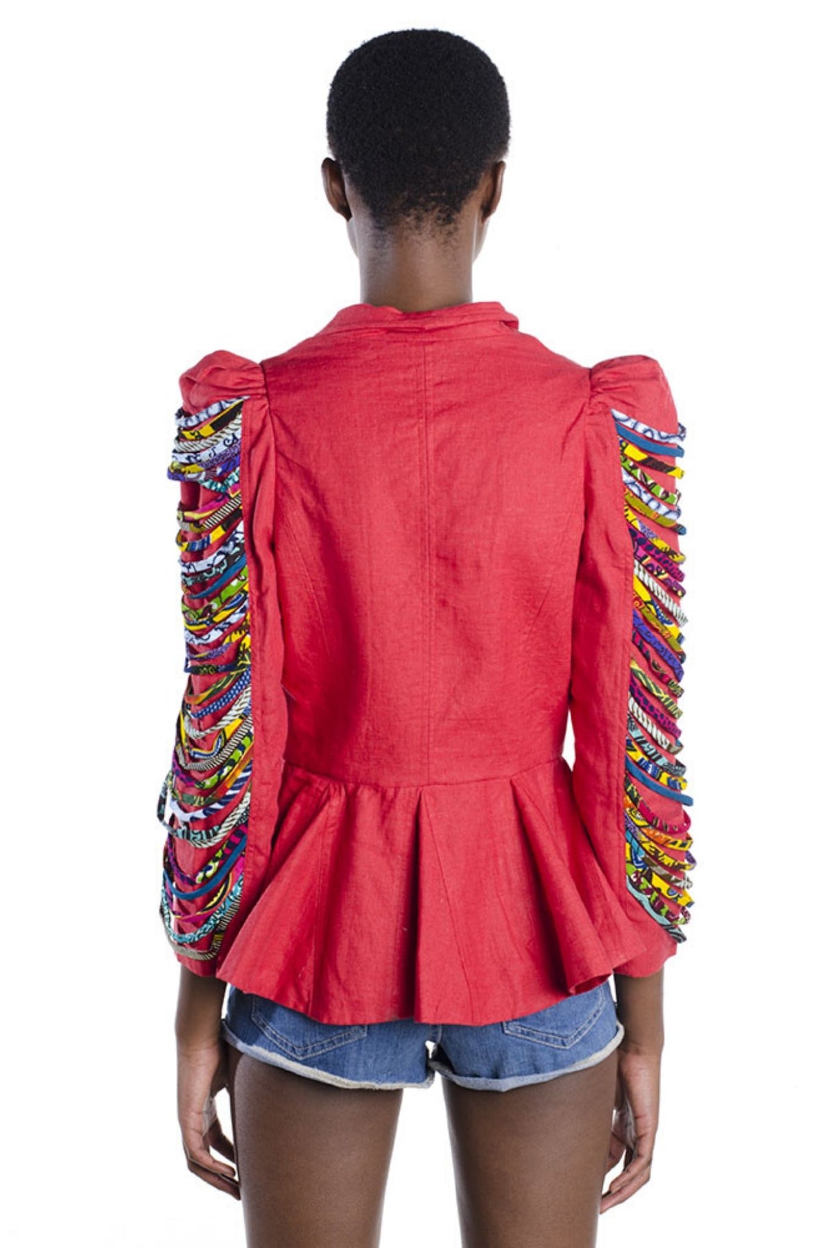 Fringe sleeve jacket store