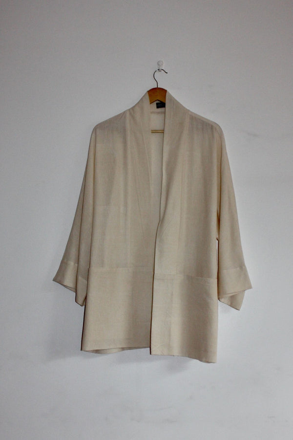 Lokol Jacket made from natural handwoven fabric