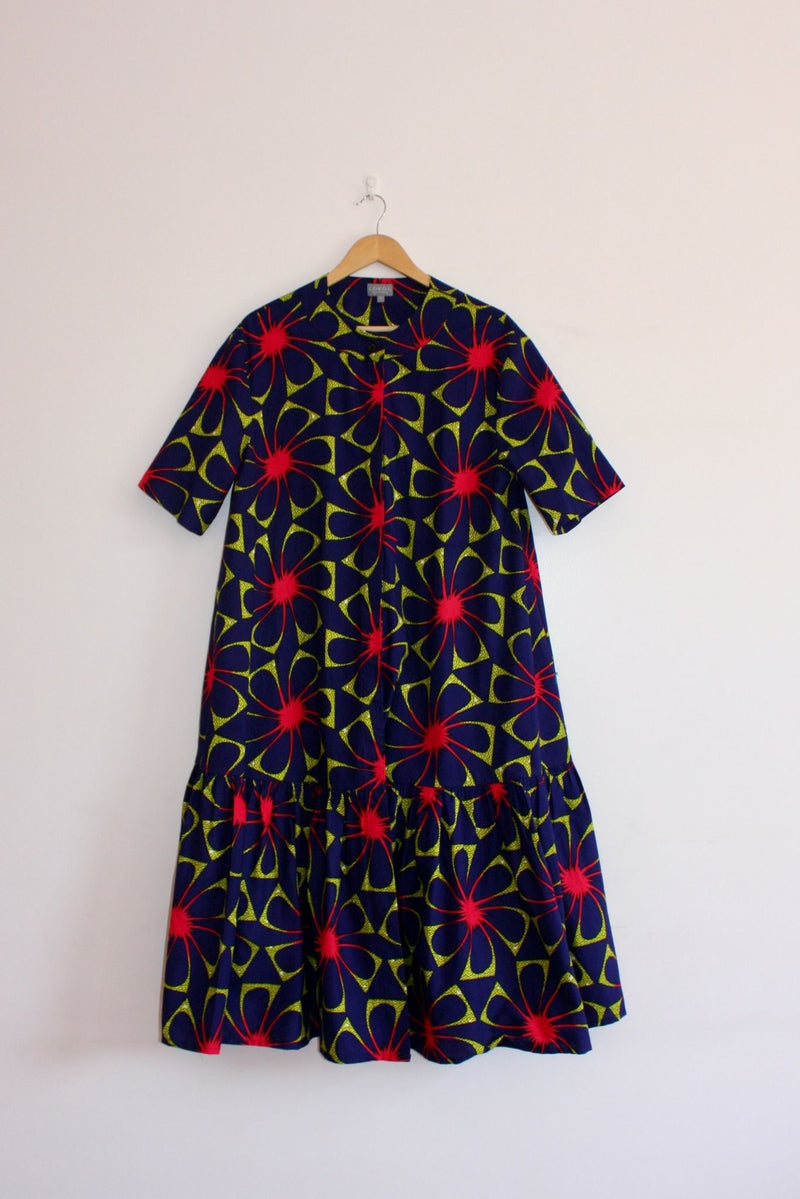 Lokol Midi Tiered Shirt Dress (Windmill) – Ichyulu