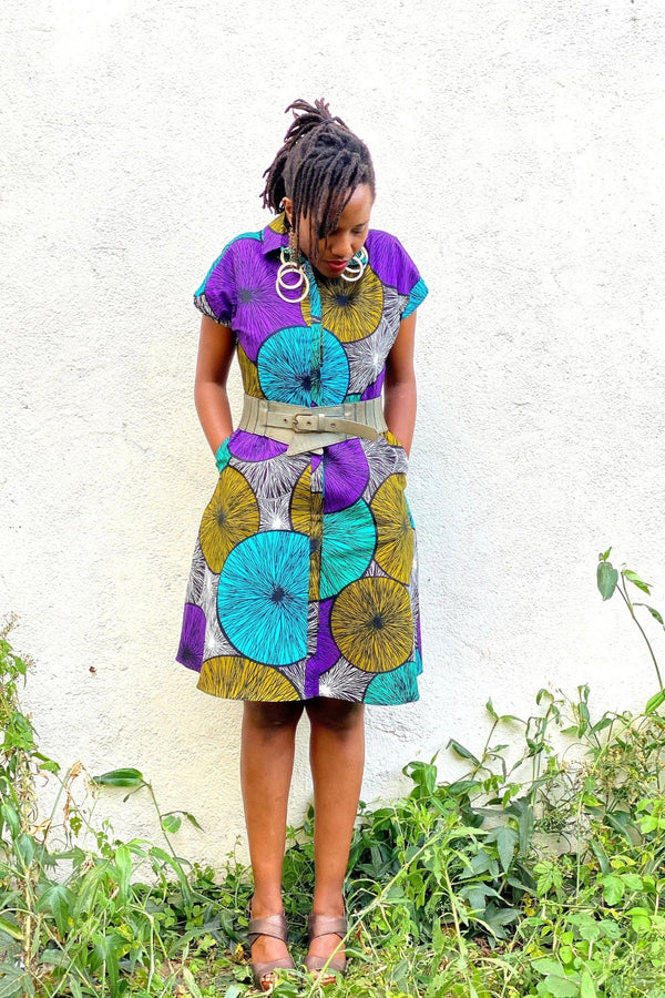 Lokol Shirt Dress Lulu Kitololo Made in Kenya