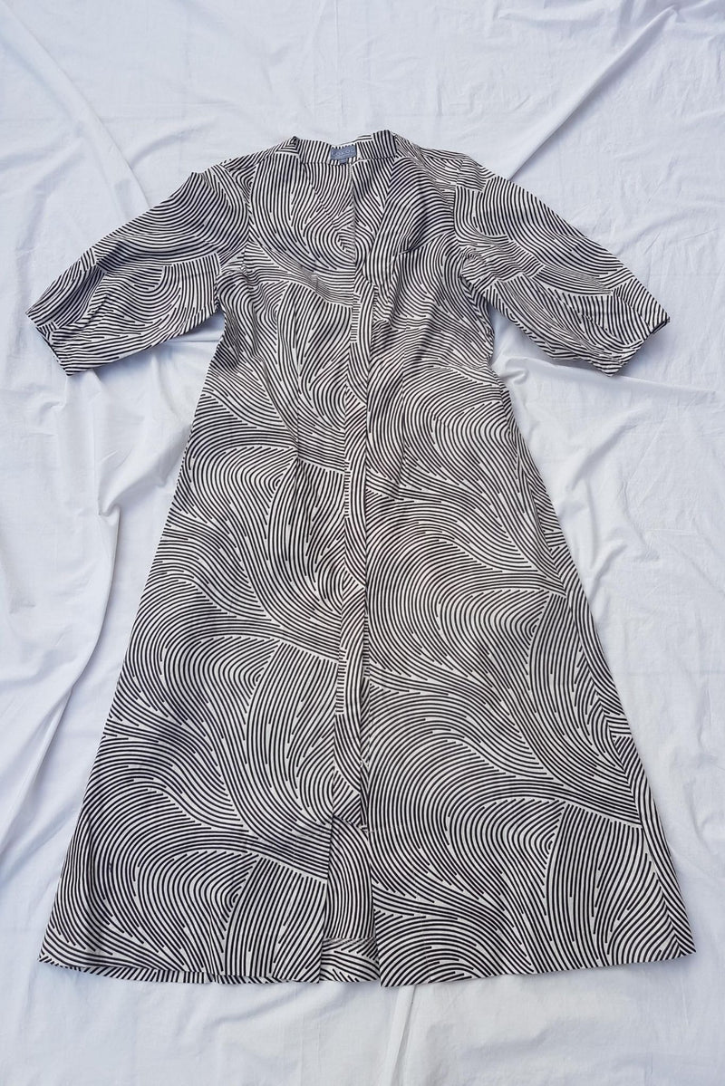 Lokol V Neck Midi Dress Made in Kenya