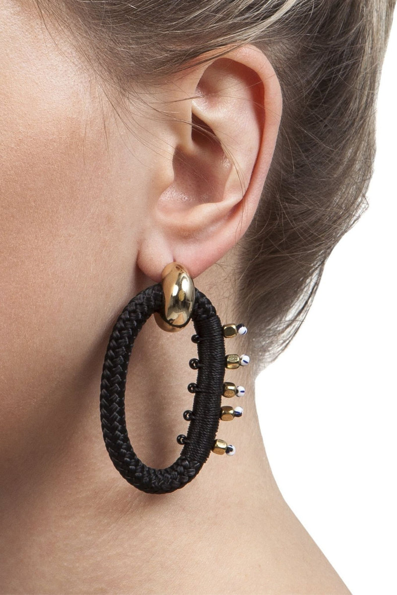 Oval Form Earrings
